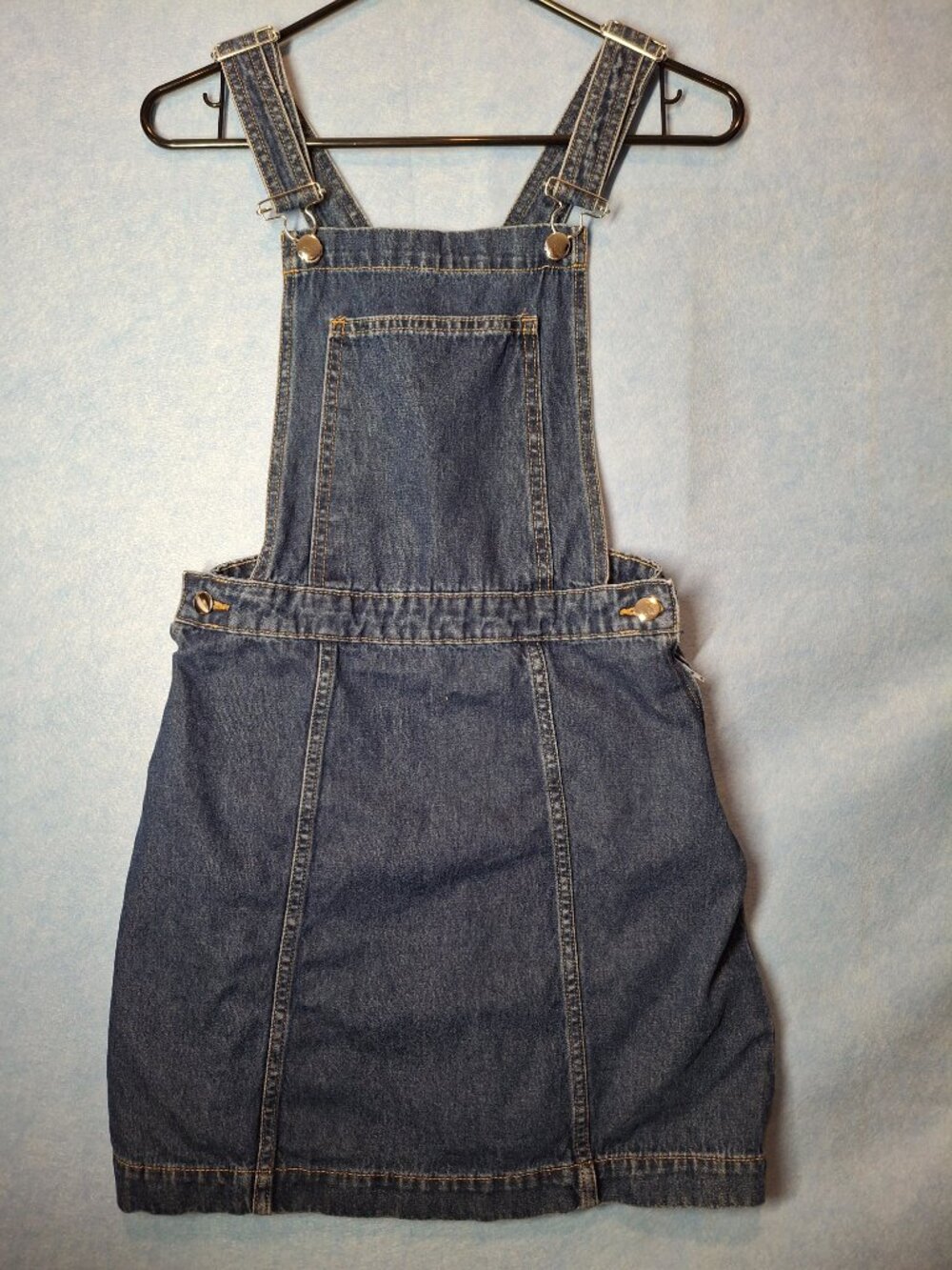 H&M Conscious Denim Overall Dress, 90s Casual, Size 6